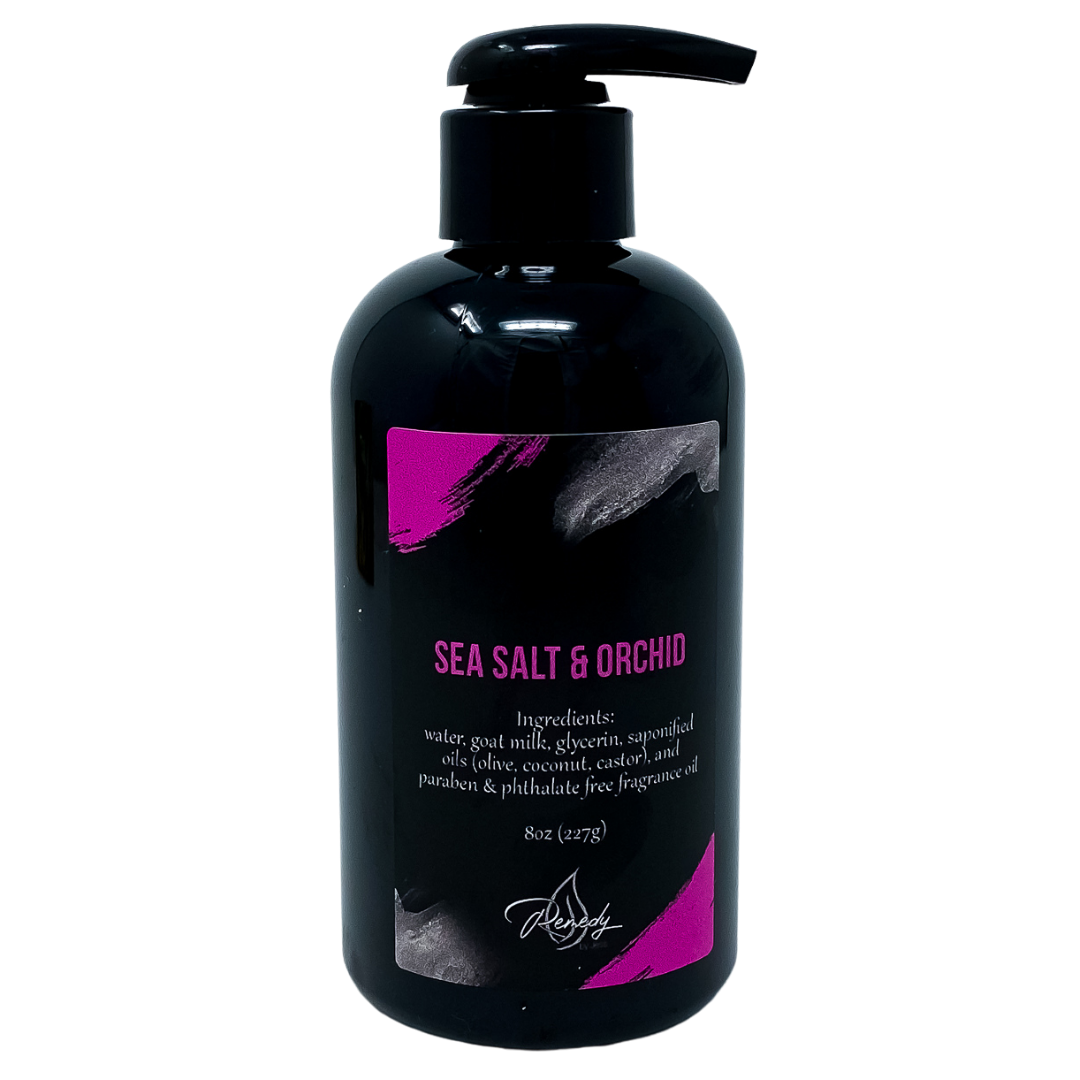 Sea Salt & Orchid Goat Milk Hand Soap *Seasonal*