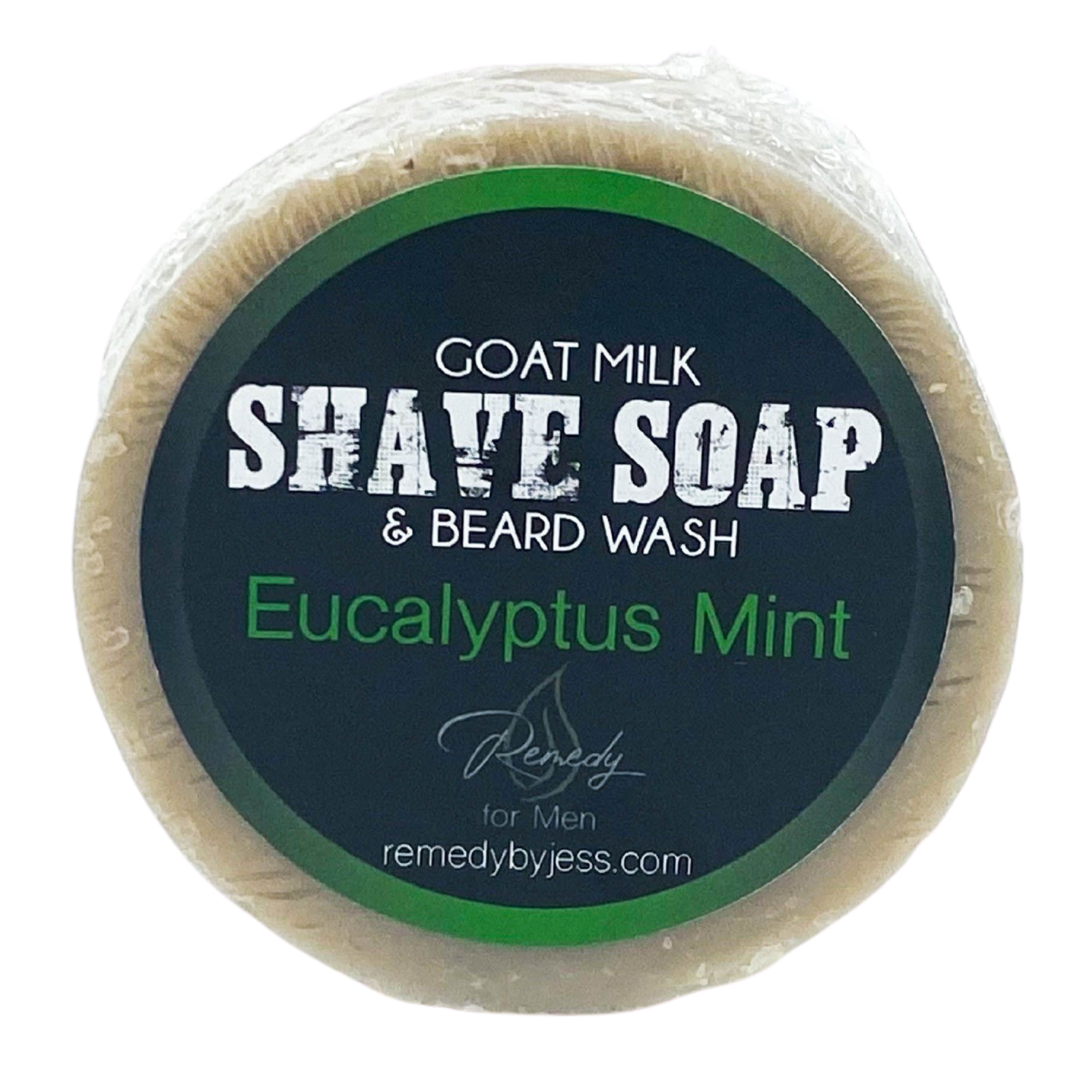 Shaving Soap & Brush, Eucalyptus Spearmint