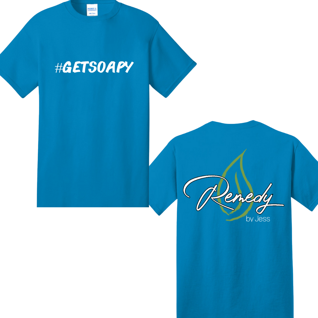 Remedy by Jess T-Shirt (Sapphire Blue)