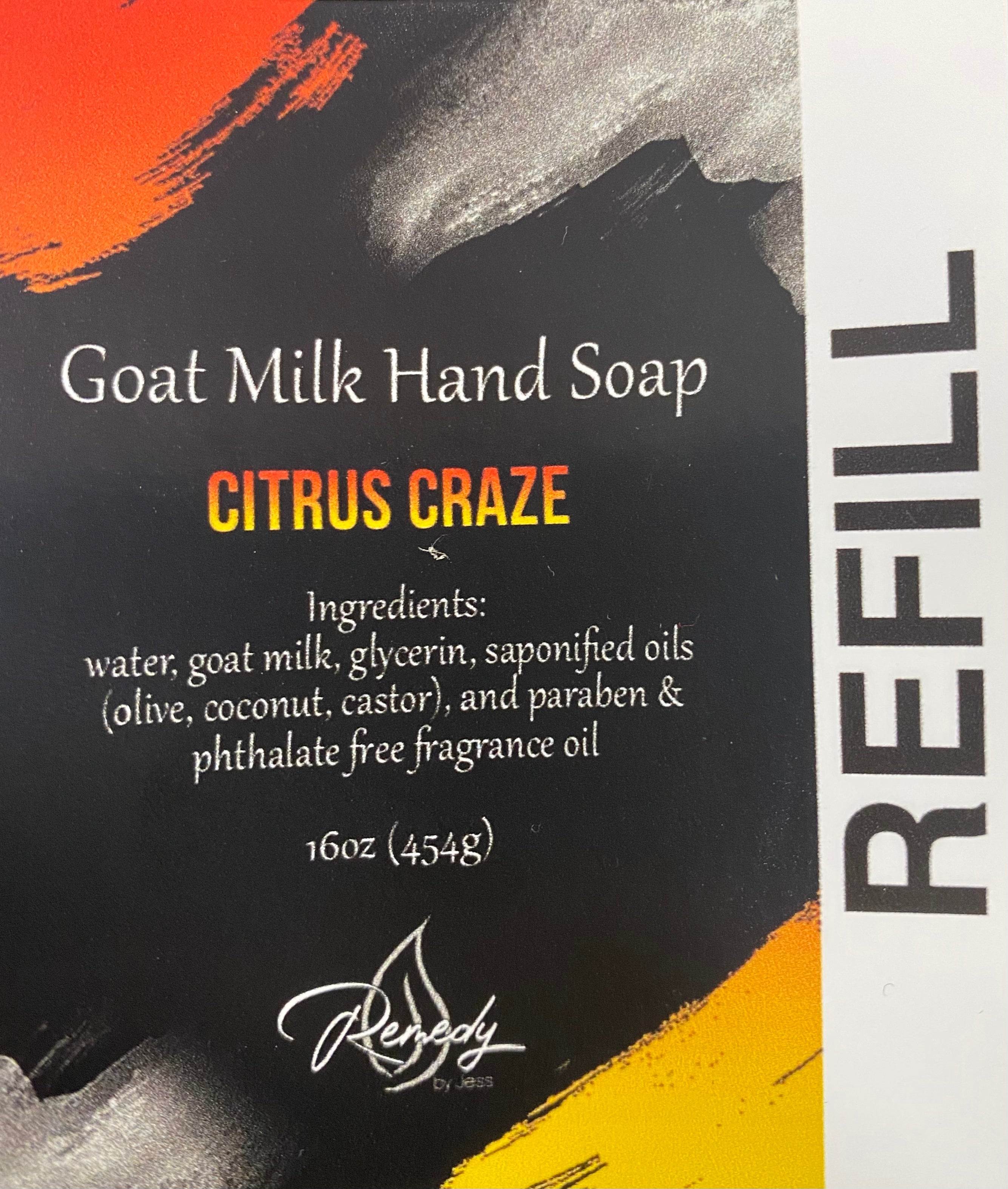 Citrus Craze Goat Milk Hand Soap Refill