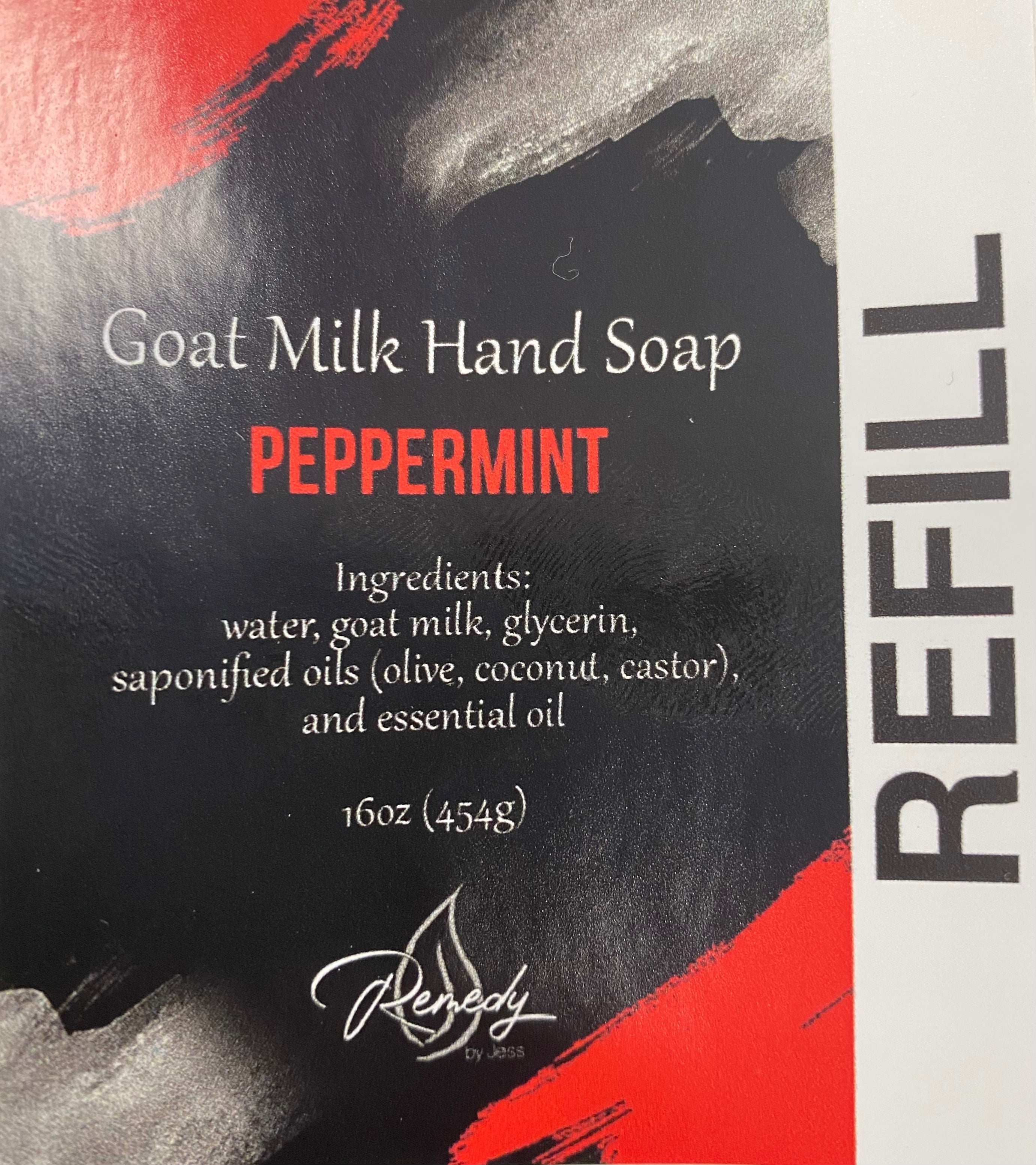 Peppermint Goat Milk Hand Soap Refill