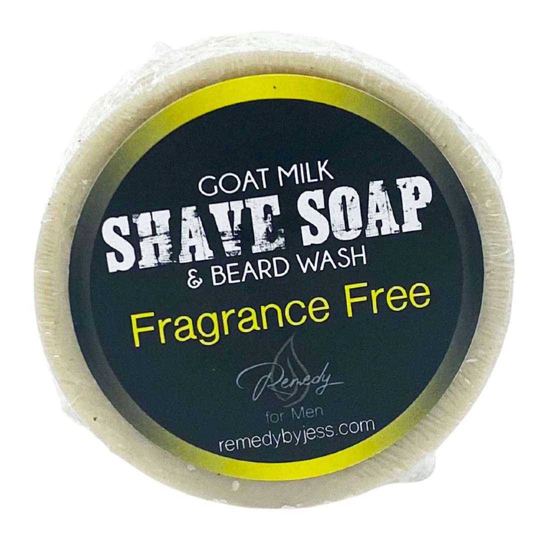 Fragrance Free Shave Soap & Beard Wash