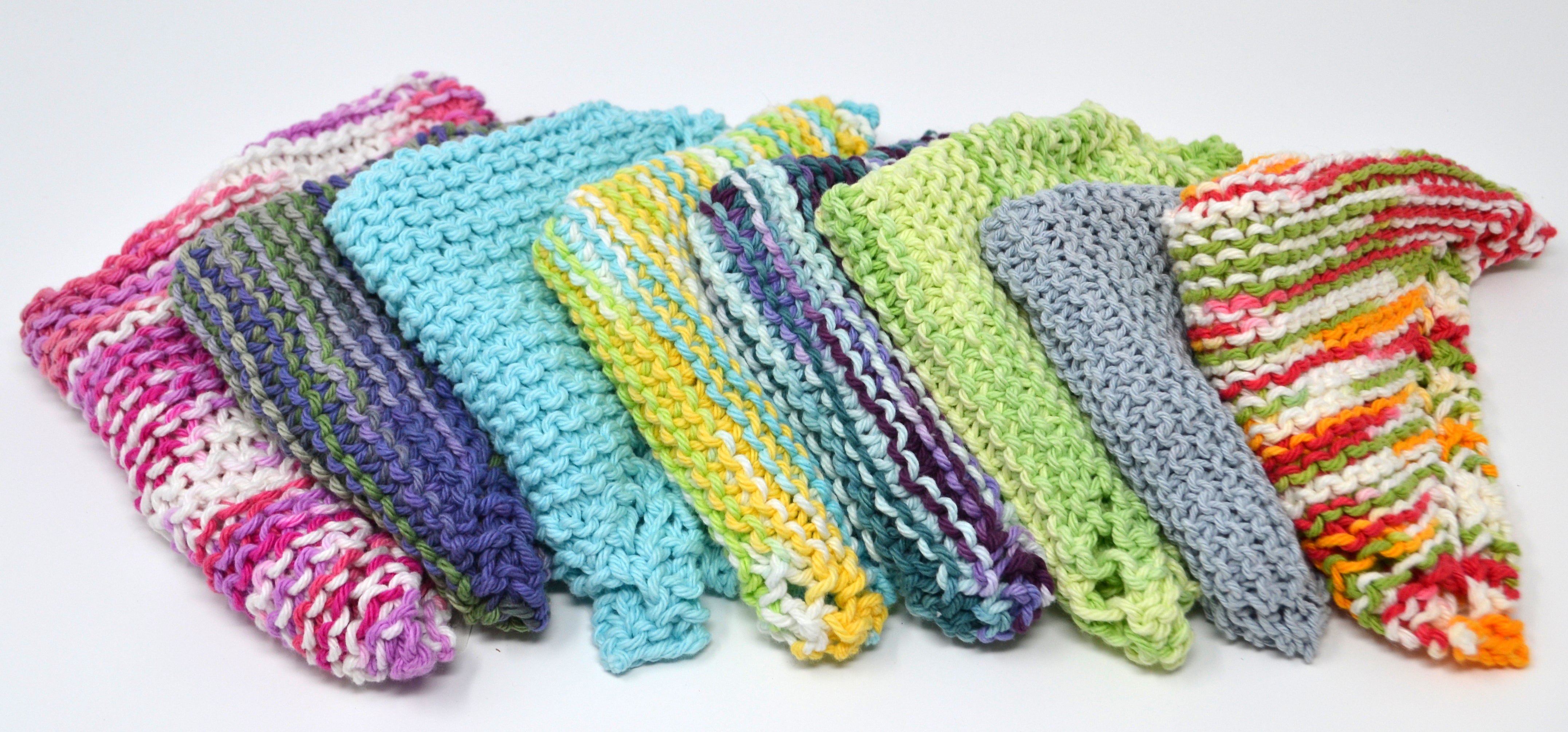 Handmade Knit Washclotho