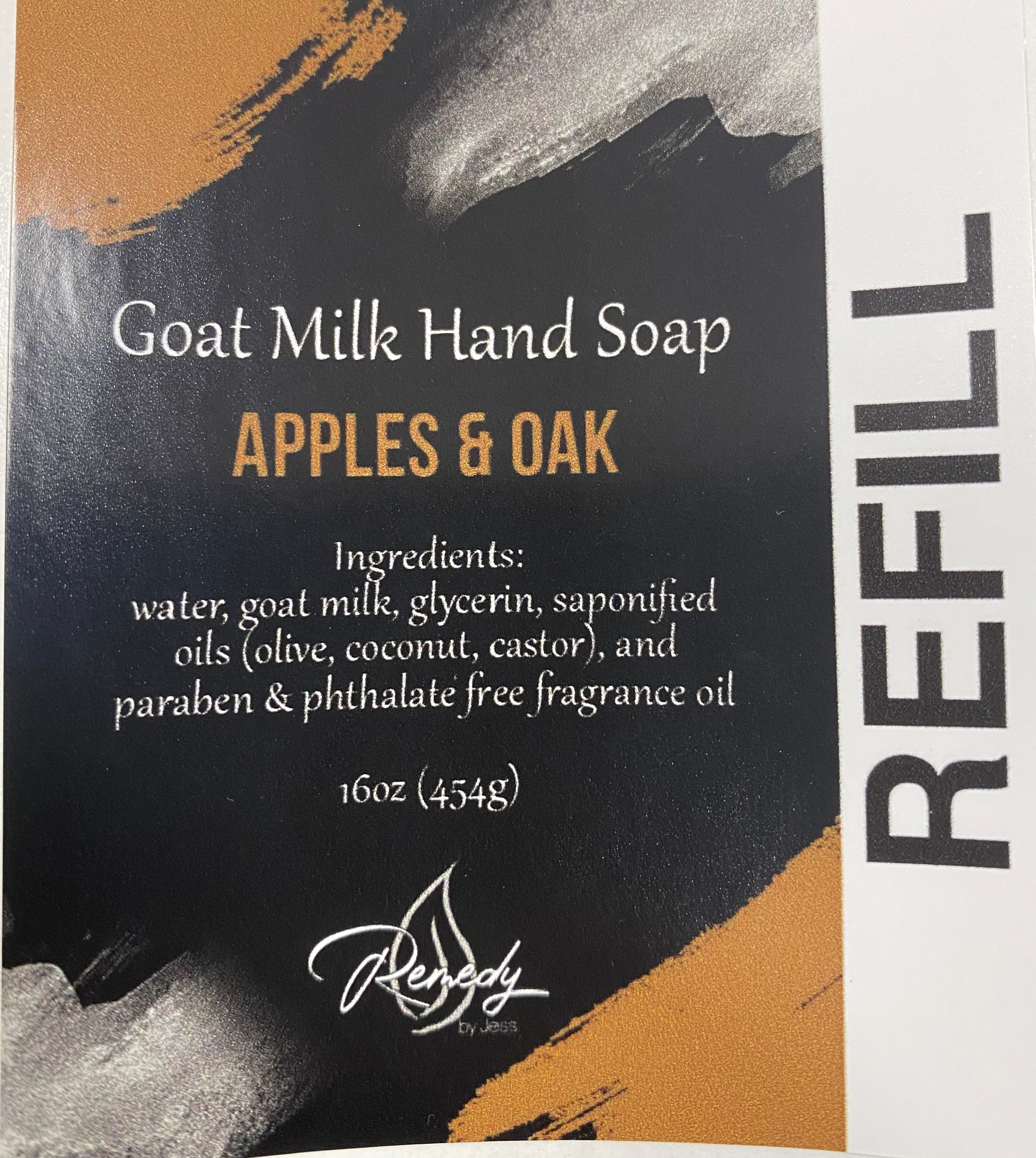 Apples & Oak Goat Milk Hand Soap Refill