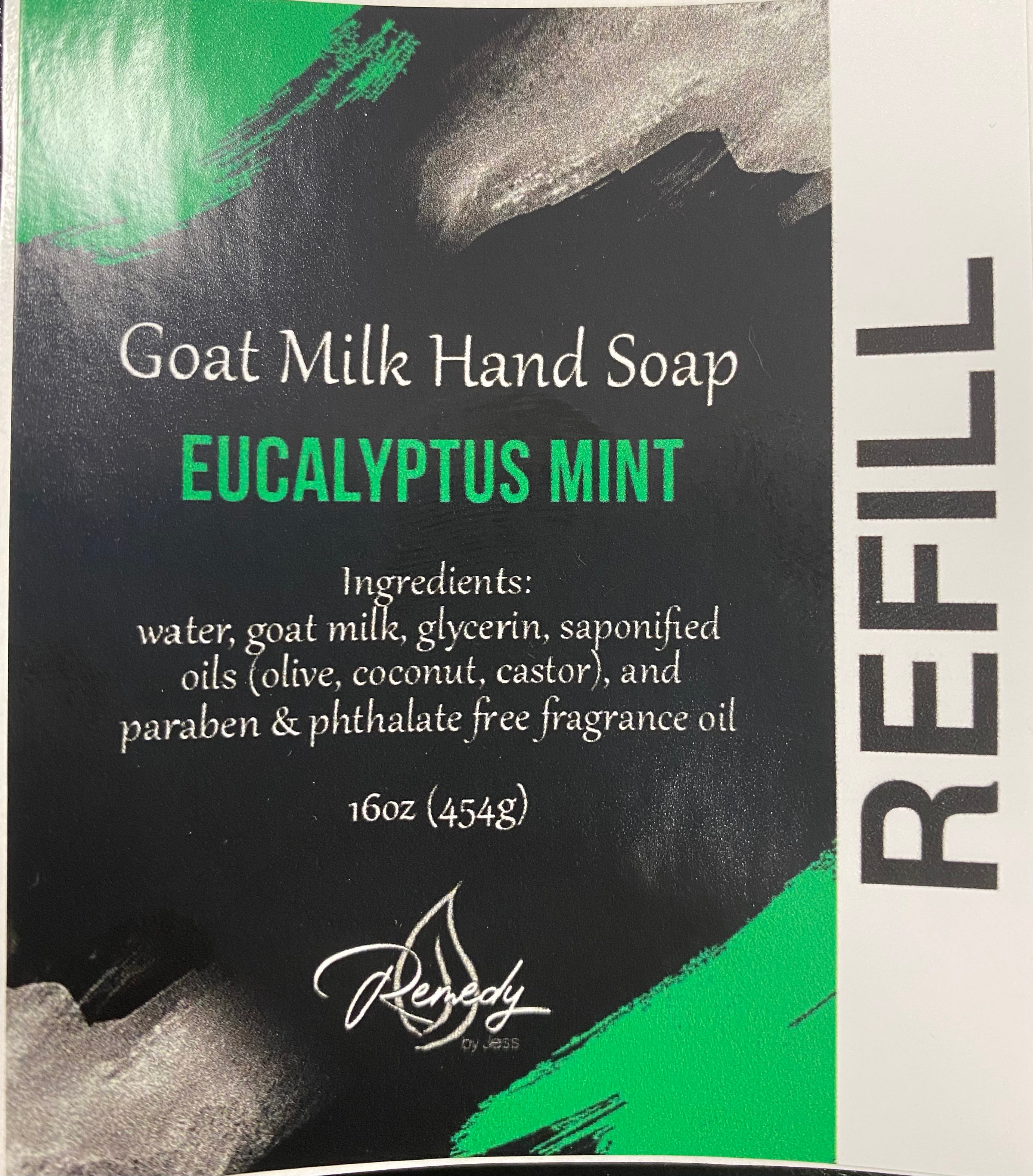 Eucalyptus Mint Goat Milk Hand Soap Refill
