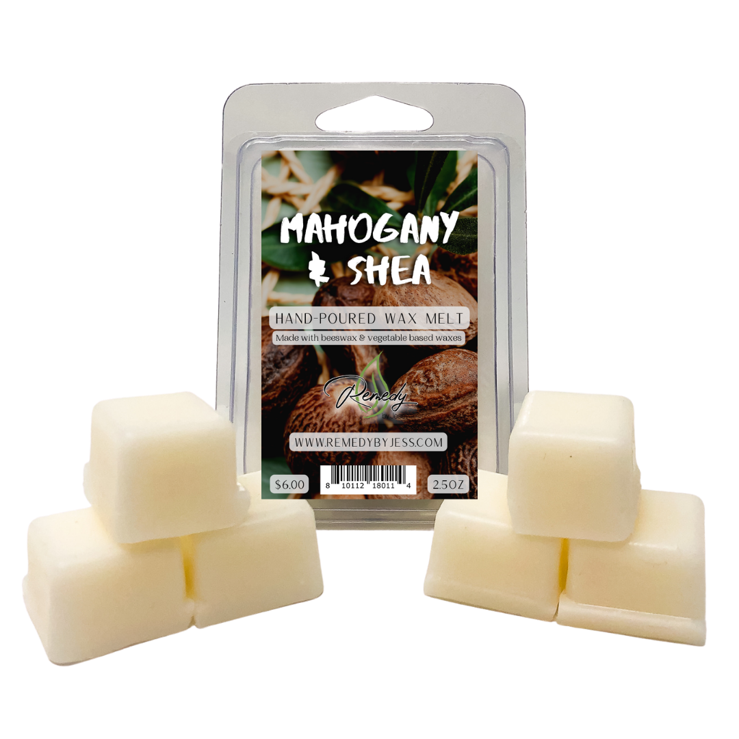 Mahogany & Shea Beeswax & Coconut Oil Melts